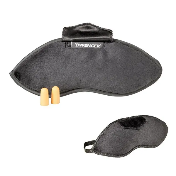 Маска на глаза+беруши, Wenger Eyemask with Ear Plugs, чёрная