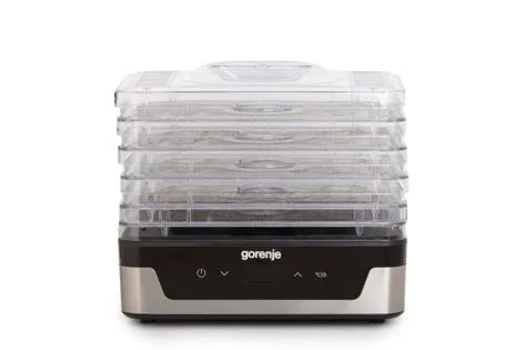 Сушка для продуктов Gorenje 240Вт, поддонов - 5x2.8см, диаметр - 29см, макс - 75°С, электр.упр., белый