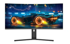 Монитор 2E GAMING 34" G3424B 2xHDMI, DP, VA, 3440x1440, 180Hz, 1ms, NTSC 85%, CURVED, FreeSync, HAS фото