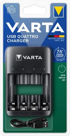 Зарядное устройство  Varta Value USB Quattro Charger pro, для АА/ААА аккумуляторов фото