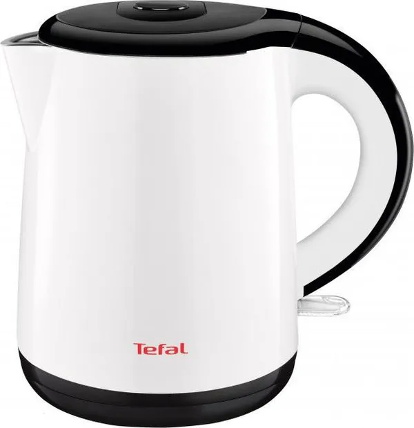 Электрочайник Tefal Safe`tea 1л, с двойными стенками, глянец белый