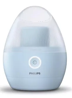 Машинка для удаления катышков Philips, большая площадь лезвий, 90 мин работы, USB, голубой фото