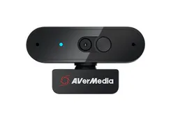 Вебкамера AVerMedia PW310P, FullHD, 30fps, auto focus, чорний фото