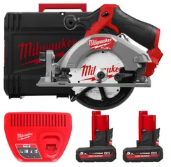 Пила дискова акумуляторна безщіткова M12 FCS442-502X GEN2 MILWAUKEE , (+ заряд.пристрій, 2 акум., HD кейс) фото