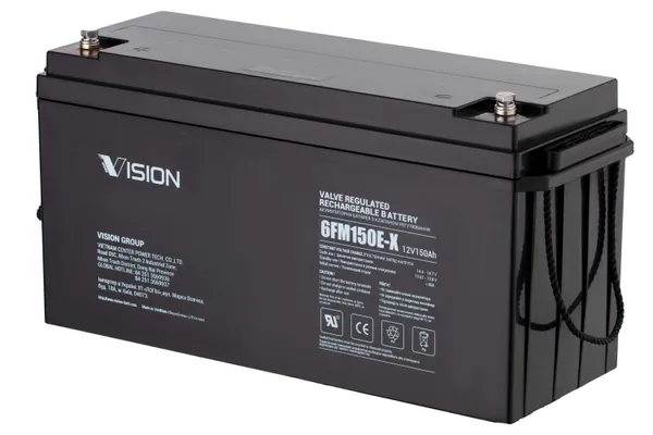 Акумуляторна батарея Vision FM, 12V, 150 Ah