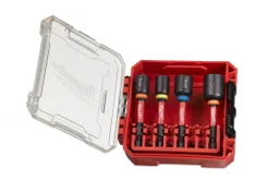 Набір магнитних головок для ударних робіт Shockwave (7 - 8 - 10 - 13мм) (4 шт) Milwaukee, пластиковий кейс фото