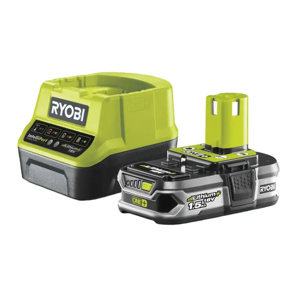 Аккумулятор Ryobi 1.5 А*ч/18 В + зарядное устройство Ryobi ONE+ RC18120 фото №1