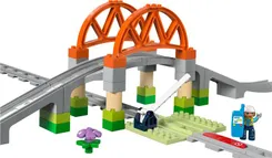 Конструктор LEGO DUPLO Town Додатковий набір. Залізничний міст і колії фото