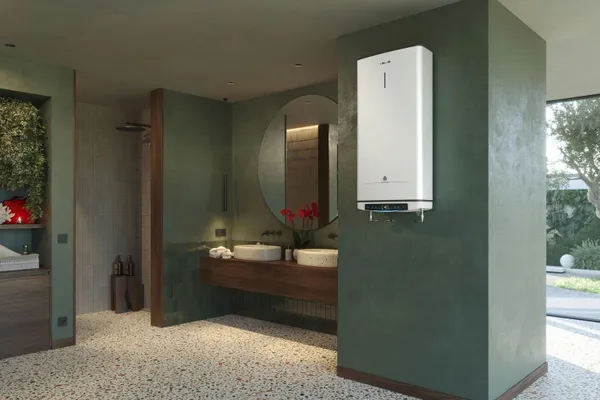 Водонагрівач електр. Ariston плаский слім VELIS PRO DRY WIFI 100 EU, 100л, 2*1,5кВт, сух тен, ун. монтаж, електр. кер-ння, B, Італія, Білий відгуки