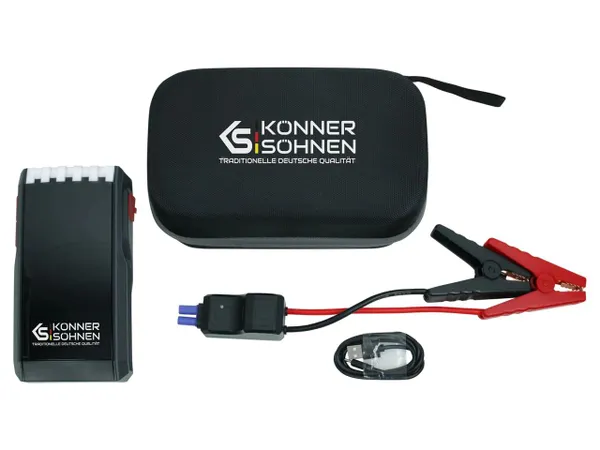Пусковое устройство Könner & Söhnen KSJS-1400, 18000мА·ч, 1400А фото №2