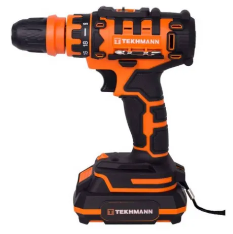 Купить Шурупокрут-дриль Tekhmann TCD-21/2 DFR 21В 2х2А·год 28Нм 350·1500об·хв 1.4кг