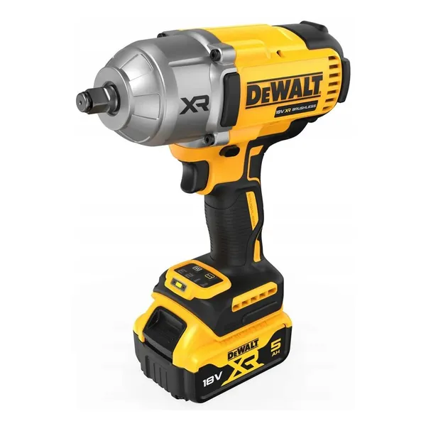 Купити Гайковерт ударний DeWalt XR Li-Ion безщітковий 18В акб 2х5А·год 1898Нм 2300об·хв 2200уд/хв 1/2" ЗП кейс 2.9кг