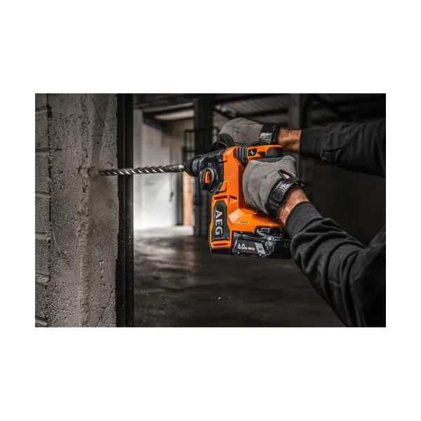 Купити Перфоратор акум. BBH18BL2-502C AEG, 18В, 2х5Аг, 0-1500об/хв, 0-5000рух/хв, Ø30/13/26, 2.5Дж, 3,08кг зі знижкою