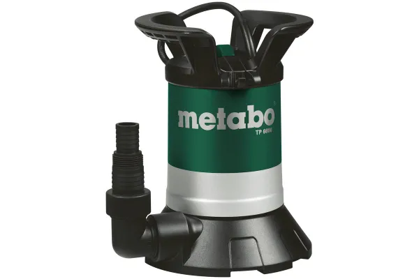 Насос дренажний Metabo TP 6600, 250 Вт, 6.6 куб/год, висота подачі 6 м, занурення до 5 м, 5.3 кг