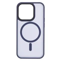 Чохол 2Е Basic для iPhone 15 Pro , Soft Touch MagSafe Cover, синій темний фото