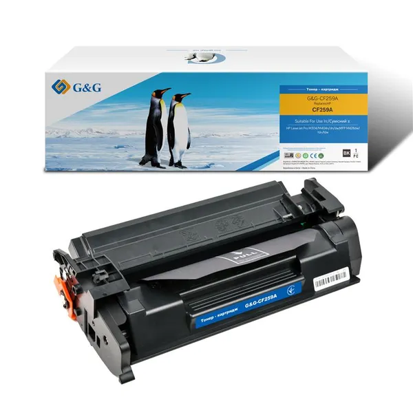 Картридж G&G до HP 59A LJ Pro M304/404/428 CF259A Black (3000стор) - без чіпа!