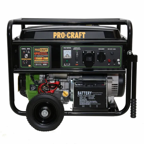 Генератор бензиновый с электростартером с медной обмоткой 8 кВт Procraft GP85 электрогенератор цена в Украине