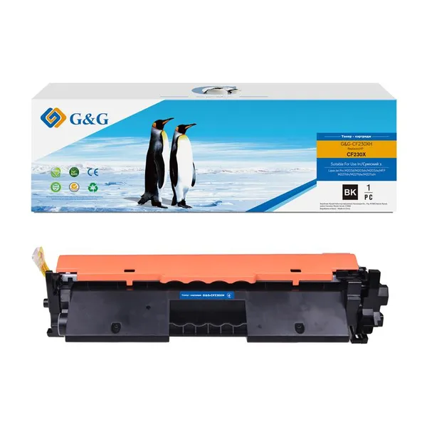 Картридж G&G до HP 30A M203/M227 CF230X Black (6000 стор) підвищена ємність