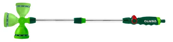 Ороситель ручной Verto, 1/2"-3/4", штанга 77-113см, 10 функций, плавная регулировка напора воды большим пальцем, держатель двухкомпонентный цена в Украине
