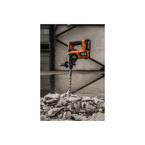 Замовити Перфоратор акум. BBH18BL2-502C AEG, 18В, 2х5Аг, 0-1500об/хв, 0-5000рух/хв, Ø30/13/26, 2.5Дж, 3,08кг з доставкою