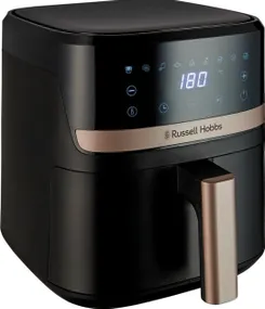 Мультипеч Russell Hobbs SatisFry 1300Вт, чаша-4.3л, электронное управл., 9 авто. программ, пластик, чорний фото