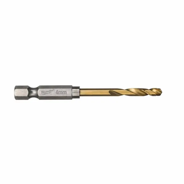 Сверло по металлу Milwaukee RedHEX HSS-G TiN, 4х26х71.5мм, 2шт