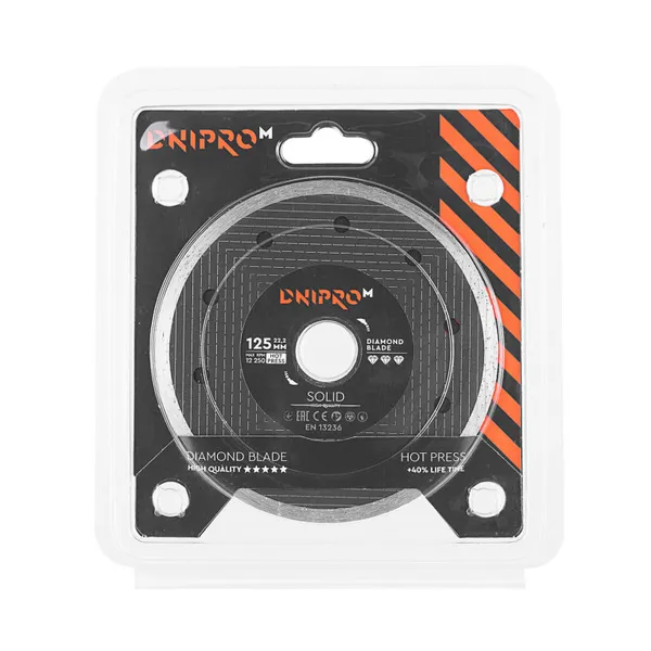 Алмазный диск Dnipro-M Solid 125 22,2 мм фото №3