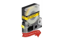 Картридж зі стрічкою Epson LK4YBW9 принтерів LW-300/LW-400/LW-400VP/LW-600P/LW-700/LW-Z710/LW-900P/LW-1000P/LW-Z5000BE Strng adh Blk/Yell 12mm/9m фото