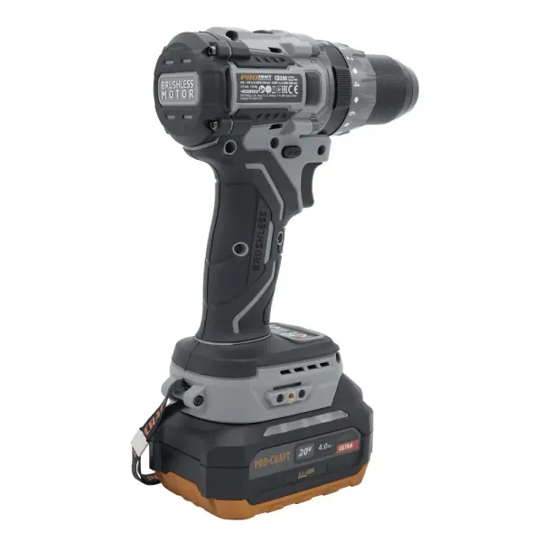Бесщеточнный аккумуляторный шуруповерт Procraft Industrial CD20A в кейсе (1 акб) Kick back control заказать