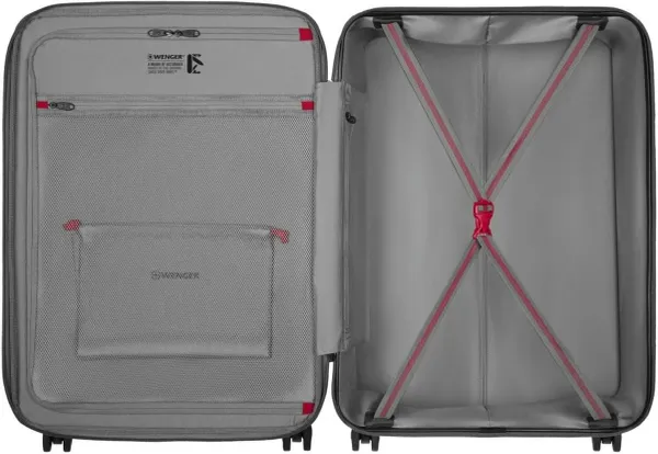 Чемодан Wenger, Motion, средний, пластик, 4 колеса, серый купить в Украине