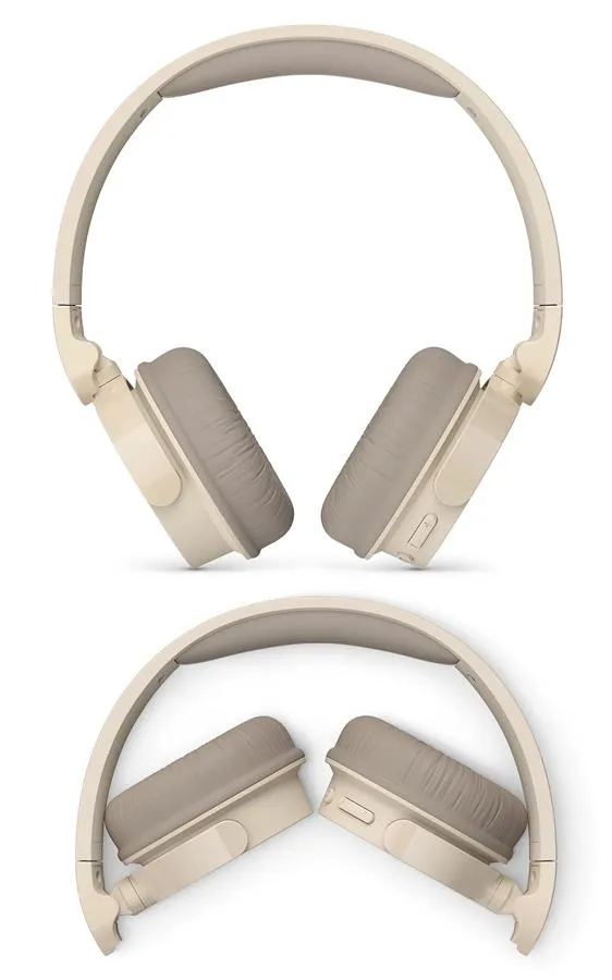 Навушники On-ear Philips TAH3209 BT 5.3, Wireless, Mic, Бежевий