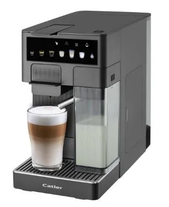 Кавоварка Catler капсульна Renzo 1.6л, капсули, мелена кава, сенсорне керування, автоматичний капучинатор, сірий