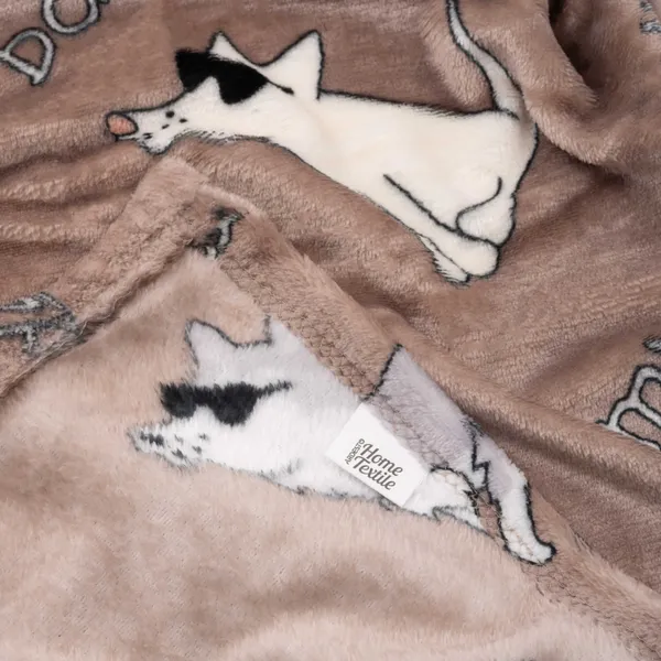 Плед ARDESTO Flannel 160х200см, 100% поліестер, песики в окулярах купити в Україні