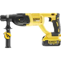 Перфоратор акумуляторний DeWalt SDS PLUS безщітковий 18В XR Li-Ion акб 1х4А·год 2.6Дж 0-5500уд/хв 0-1500об·хв 3 режими кейс 2.88кг фото