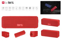 Акустична система 2E SoundXBlock TWS, MP3, Wireless, Waterproof Red фото