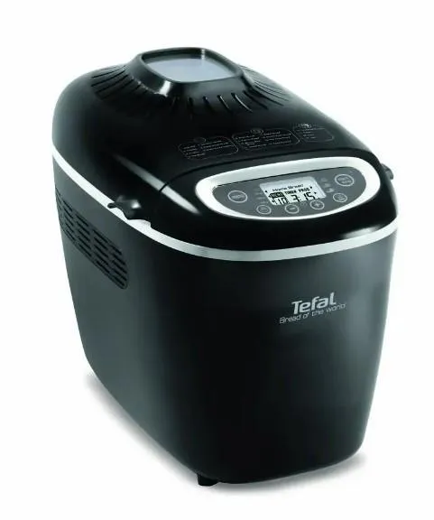 Хлебопечка Tefal Bread of the World 1600Вт, программ-19, макс.вес -1,5кг, форма-квадрат, пластик, черный