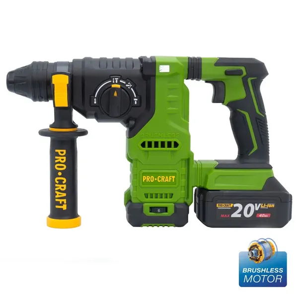 Купить Аккумуляторный перфоратор Procraft PHA30 Кейс (с 2 акб и ЗП)