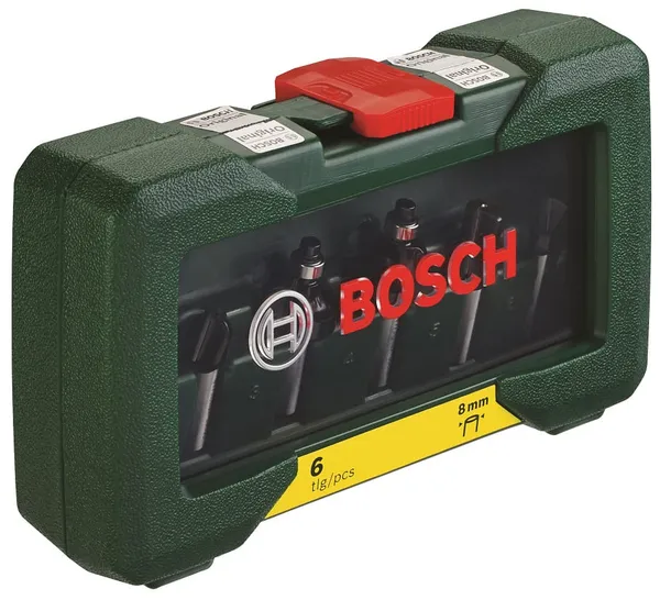Набор фрез по дереву Bosch Expert for Wood 8мм, 6шт цена в Украине