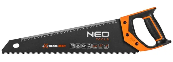 Ножівка по дереву Neo Tools, Extreme, 400 мм, 7TPI, PTFE фото №1