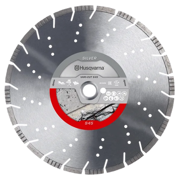 Алмазный диск Husqvarna VARI-CUT S45, 450-25,4 мм фото №1