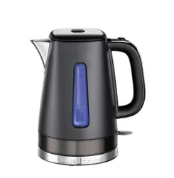 Электрочайник Russell Hobbs Matte Black 1.8л, Strix, металл, черный фото