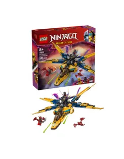 Конструктор LEGO Ninjago Суперштормовий реактивний літак Рас та Арін фото