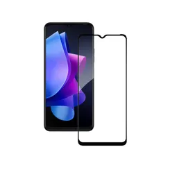 Захисне скло 2E для TECNO Spark 10 (KI5q), 2.5D FCFG, (1 Pack), чорна рамка фото