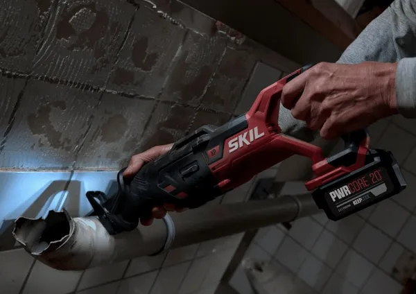 Купить Пила сабельная аккумуляторная SKIL 3480 CB XP 20В 1х5А·час пропил 265мм ход 29мм 2.9кг со скидкой