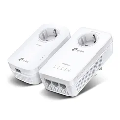 Комплект Адаптерoв Powerline TP-LINK TL-WPA8631PKIT AV1300, AC1200, (TL-WPA8631P 1шт, TL-PA8010P 1шт), Розетка фото