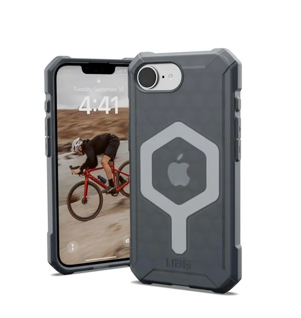 Чохол UAG для iPhone 16E (4th Gen, 2025), Essential Armor MagSafe, Ash