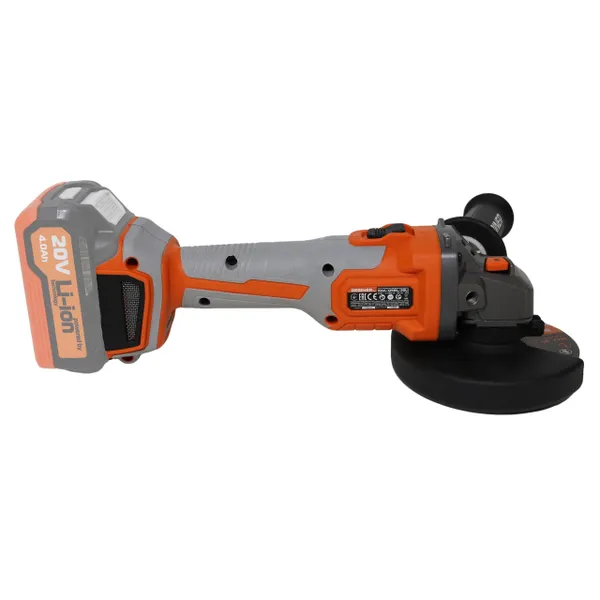 Купити Безщіткова акумуляторна болгарка 125 мм, 20 В Rebiner RAG-125BL/20Li (без АКБ та ЗП)