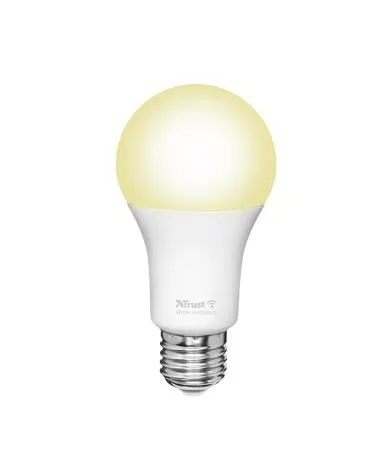 Лампа умная Trust E27 470 Lumen, 1800-6500k, белый