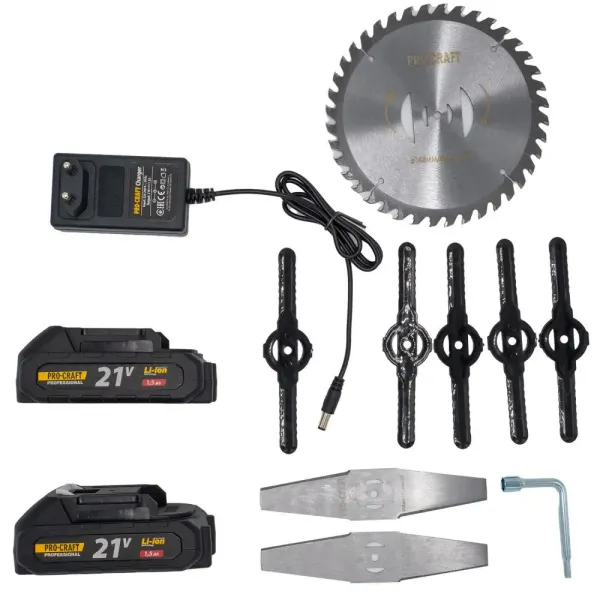 Триммер аккумуляторный Procraft PTA24 2АКБ купить онлайн