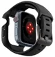 Чехол и ремешок 2в1 Spigen для Apple Watch 45mm, Liquid Air Pro, Black